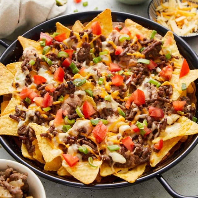 Nachos with Beef.