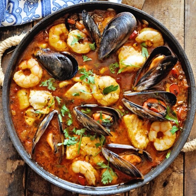 Seafood Mediterranean.