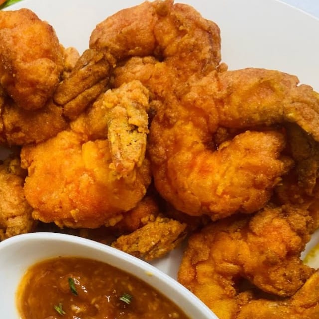 Fried Shrimp & Scallops.