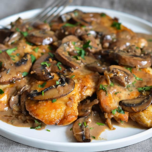 Chicken Marsala.