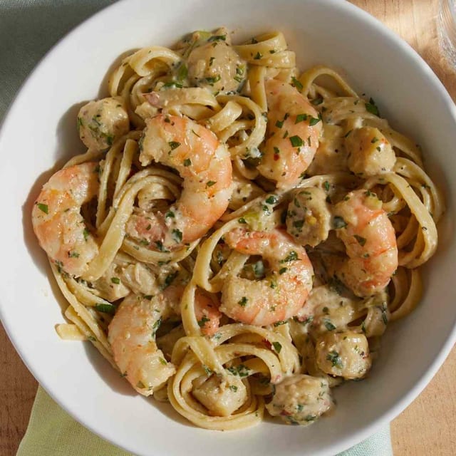 Cajun Shrimp & Scallops.