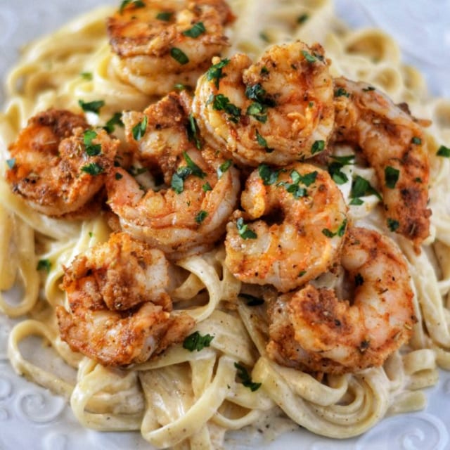 Seafood Alfredo.