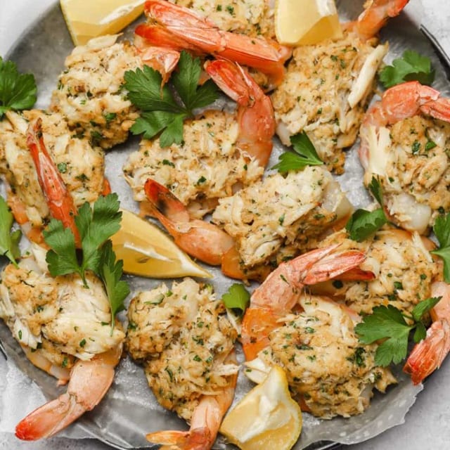 Jr. Baked Stuffed Shrimp.