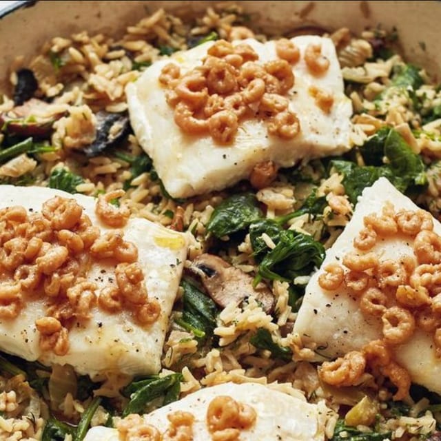 Haddock & Shrimp.
