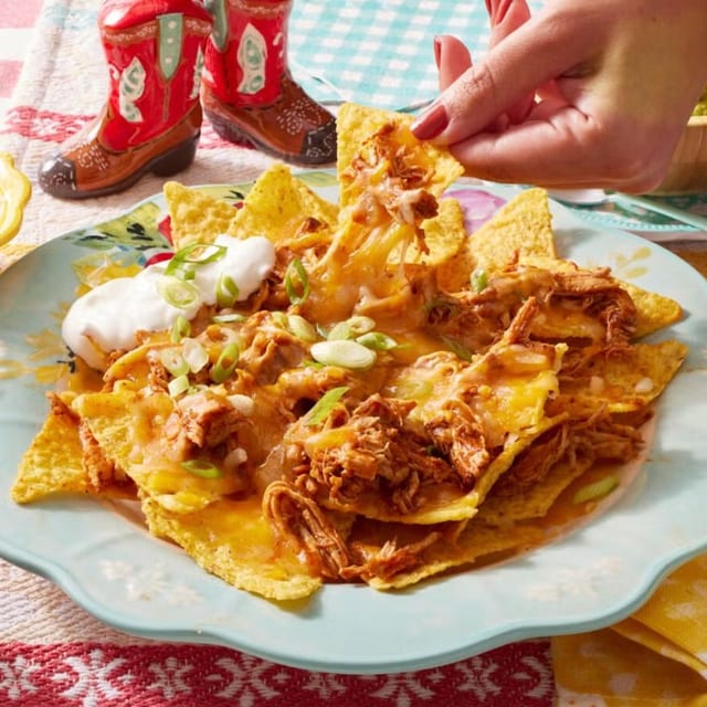 Nachos with Chicken.